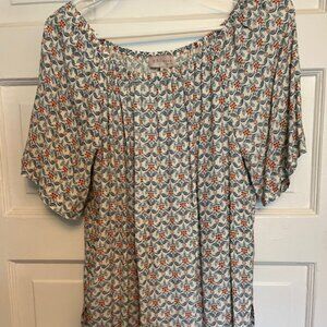 Philosophy scoop neck peasant blouse size XS (runs big)